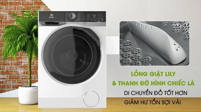 Lồng giặt nâng niu sợi vải